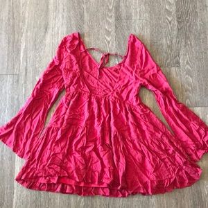 Tobi Dresses - Tobi red flowy dress Tobi Dresses - Tobi red flowy dress